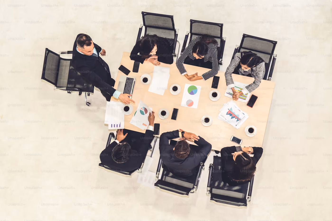 Procurement team reviewing supplier quotes